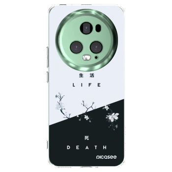 Picasee silikonska prozirna maskica za Honor Magic5 Pro - Life - Death