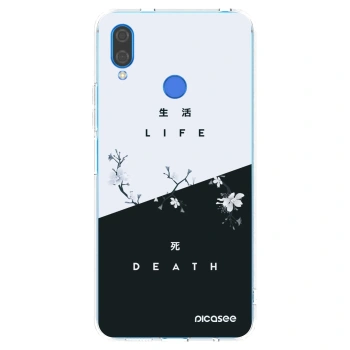 Picasee silikonska prozirna maskica za Huawei Nova 3 - Life - Death