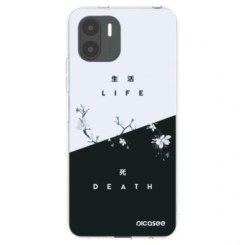 Picasee silikonska prozirna maskica za Xiaomi Redmi A2 - Life - Death