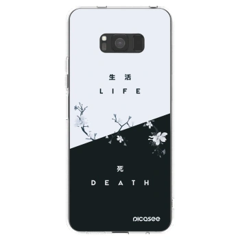 Picasee silikonska prozirna maskica za Samsung Galaxy S8 G950F - Life - Death