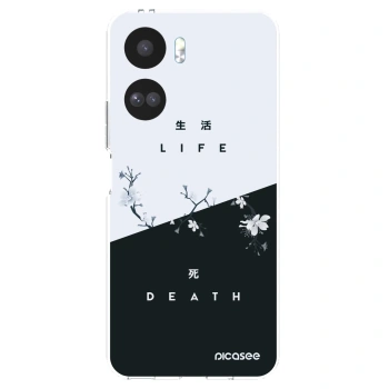 Picasee silikonska prozirna maskica za Honor 90 Lite 5G - Life - Death