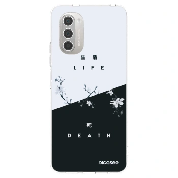 Picasee silikonska prozirna maskica za Motorola Moto G51 - Life - Death