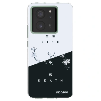 Picasee silikonska prozirna maskica za Xiaomi 13T Pro - Life - Death