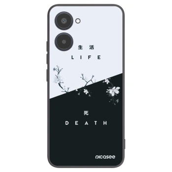 Picasee crna silikonska maskica za Realme 10 4G - Life - Death