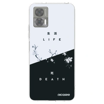 Picasee silikonska prozirna maskica za Motorola Edge 30 Neo - Life - Death