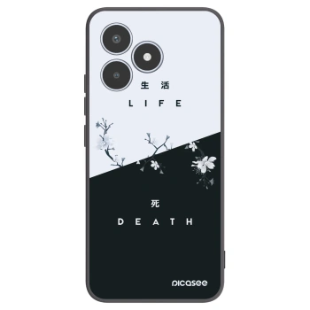 Picasee crna silikonska maskica za Realme C53 - Life - Death
