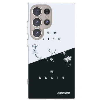 Picasee silikonska prozirna maskica za Samsung Galaxy S24 Ultra S928B 5G - Life - Death