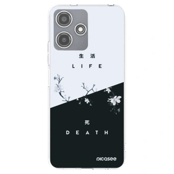 Picasee silikonska prozirna maskica za Xiaomi Redmi 12 5G - Life - Death
