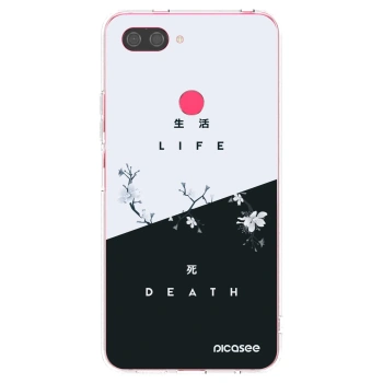 Picasee silikonska prozirna maskica za Xiaomi Mi 8 Lite - Life - Death