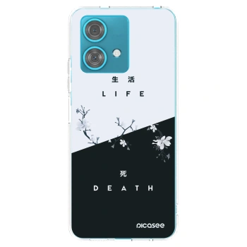 Picasee silikonska prozirna maskica za Motorola Edge 40 Neo - Life - Death