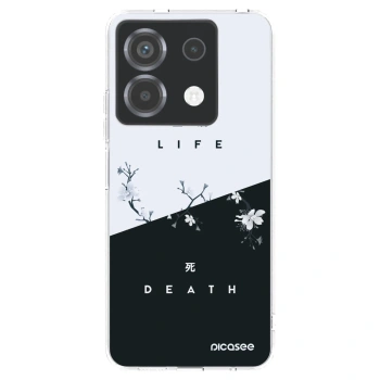 Picasee silikonska prozirna maskica za Xiaomi Poco X6 - Life - Death