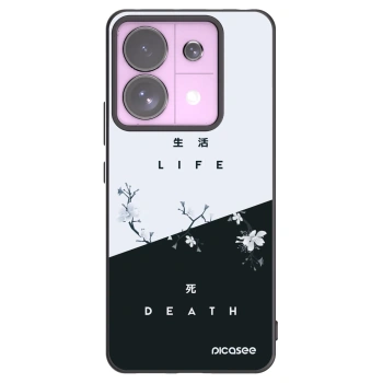 Picasee crna silikonska maskica za Xiaomi Redmi Note 13 Pro 5G - Life - Death