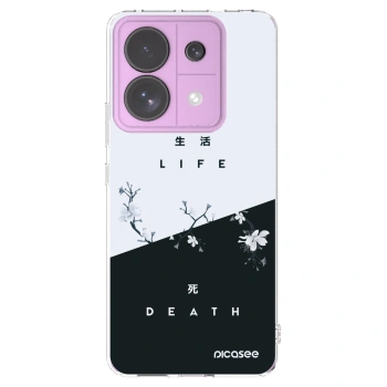 Picasee silikonska prozirna maskica za Xiaomi Redmi Note 13 Pro 5G - Life - Death