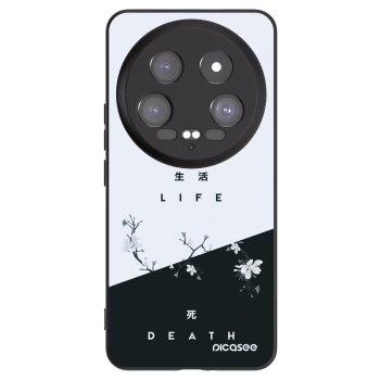 Picasee crna silikonska maskica za Xiaomi 14 Ultra - Life - Death