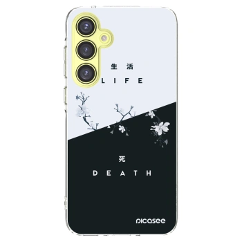 Picasee silikonska prozirna maskica za Samsung Galaxy A35 5G A356B - Life - Death