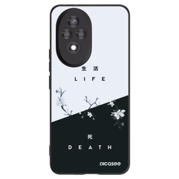 Picasee crna silikonska maskica za Honor 200 5G - Life - Death