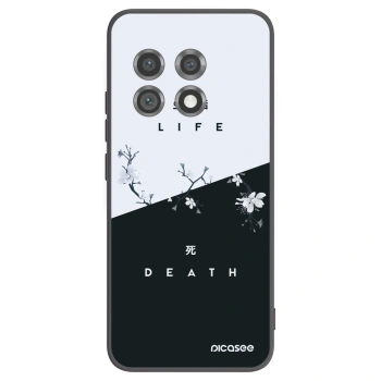 Picasee crna silikonska maskica za OnePlus 11 5G - Life - Death