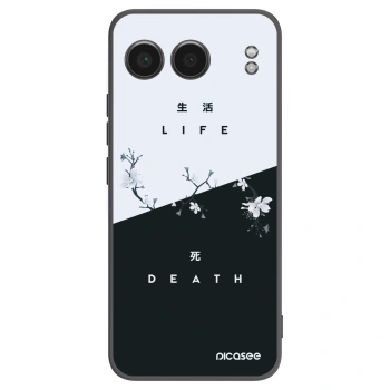 Picasee crna silikonska maskica za OnePlus Nord 4 - Life - Death