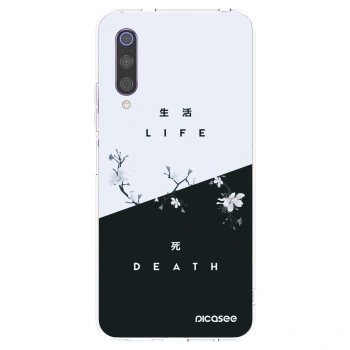 Picasee silikonska prozirna maskica za Xiaomi Mi 9 - Life - Death