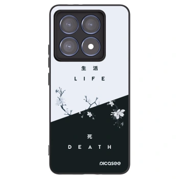 Picasee crna silikonska maskica za Xiaomi 14T Pro - Life - Death
