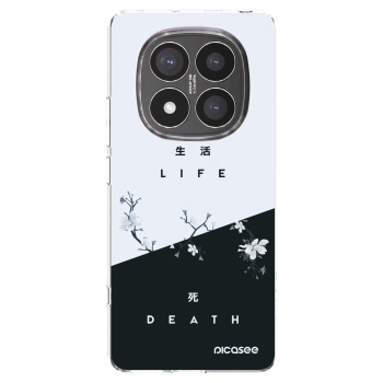 Picasee silikonska prozirna maskica za Xiaomi Redmi Note 14 Pro+ 5G - Life - Death