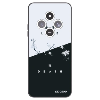 Picasee crna silikonska maskica za Xiaomi Redmi 14C - Life - Death