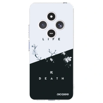 Picasee silikonska prozirna maskica za Xiaomi Redmi 14C - Life - Death