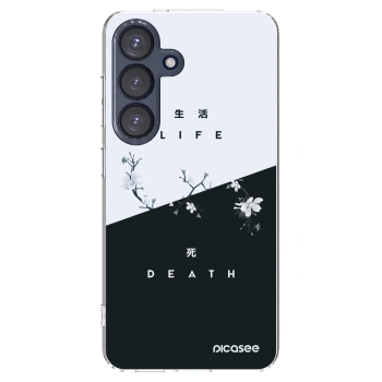 Picasee silikonska prozirna maskica za Samsung Galaxy S25 5G - Life - Death