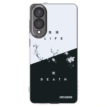 Picasee silikonska prozirna maskica za Samsung Galaxy S25 Edge 5G - Life - Death