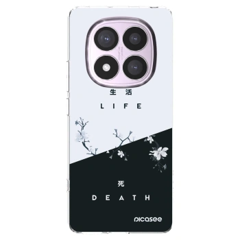 Picasee silikonska prozirna maskica za Xiaomi Redmi Note 14 Pro 4G - Life - Death