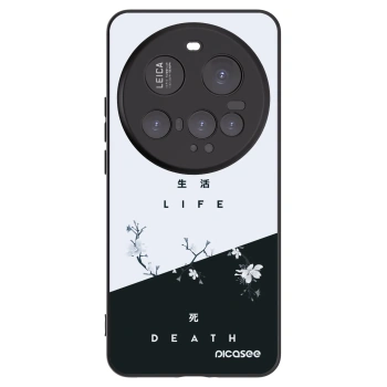 Picasee crna silikonska maskica za Xiaomi 15 Ultra - Life - Death