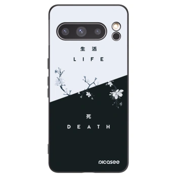 Picasee crna silikonska maskica za Google Pixel 8 Pro - Life - Death