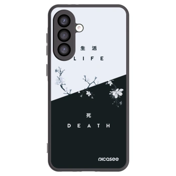 Picasee crna silikonska maskica za Samsung Galaxy A26 5G A266B - Life - Death