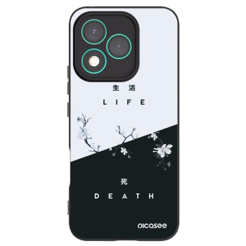 Picasee crna silikonska maskica za Honor 400 Lite 5G - Life - Death