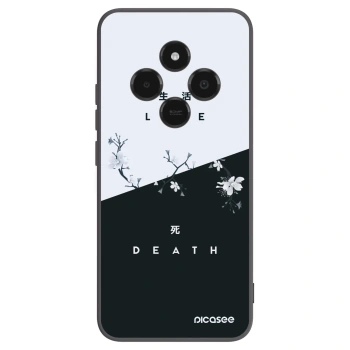Picasee crna silikonska maskica za Xiaomi Poco C75 - Life - Death
