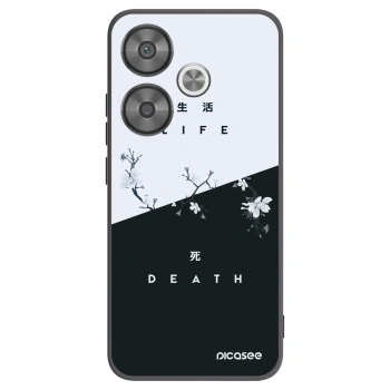 Picasee crna silikonska maskica za Xiaomi Poco F6 - Life - Death