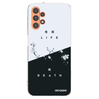 Picasee silikonska prozirna maskica za Samsung Galaxy A13 5G - Life - Death