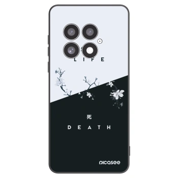 Picasee crna silikonska maskica za OnePlus 13 5G - Life - Death