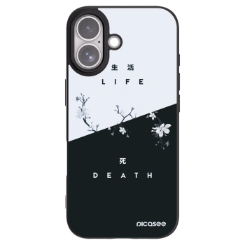 Picasee crna silikonska maskica za Apple iPhone 17 - Life - Death