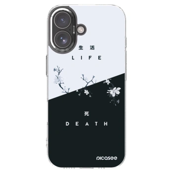 Picasee silikonska prozirna maskica za Apple iPhone 17 - Life - Death