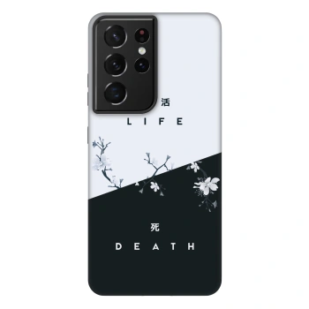 Picasee Fashion Case za Samsung Galaxy S21 Ultra 5G G998B - Life - Death