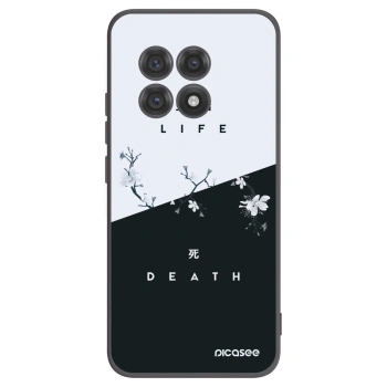 Picasee crna silikonska maskica za OnePlus 13R 5G - Life - Death