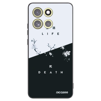 Picasee crna silikonska maskica za Motorola Moto G86 5G - Life - Death