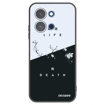 Picasee crna silikonska maskica za Xiaomi Redmi 15C 4G - Life - Death