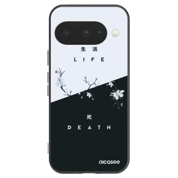 Picasee crna silikonska maskica za Google Pixel 10 - Life - Death