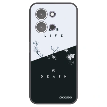 Picasee crna silikonska maskica za Xiaomi Redmi 15C 5G - Life - Death