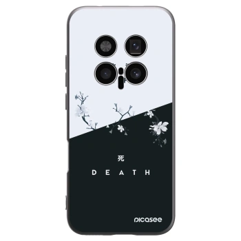 Picasee crna silikonska maskica za Honor Magic8 Pro 5G - Life - Death