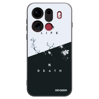 Picasee crna silikonska maskica za OPPO Find X9 Pro - Life - Death
