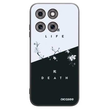 Picasee crna silikonska maskica za Motorola Moto G77 - Life - Death