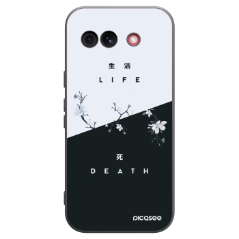 Picasee crna silikonska maskica za Google Pixel 10a - Life - Death